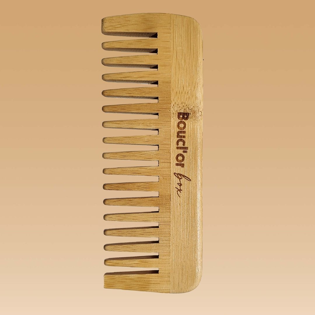 Longivia® Peigne Bois Cheveux Bouclés Peigne Dent Large en Bambou 100%  Naturel - Cdiscount Electroménager